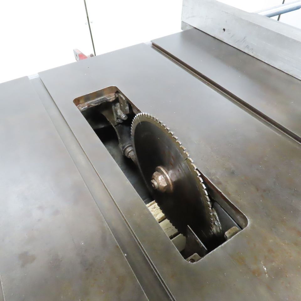 Rockwell 34-395 12-14 Tilting Arbor 7.5HP Table Saw W/Fence 208V 3PH Tested
