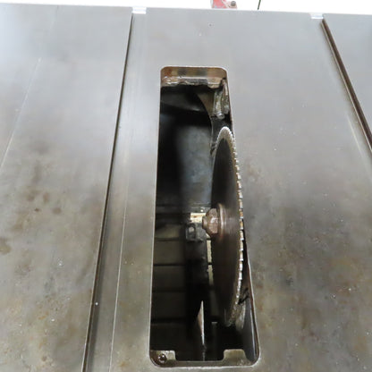 Rockwell 34-395 12-14 Tilting Arbor 7.5HP Table Saw W/Fence 208V 3PH Tested