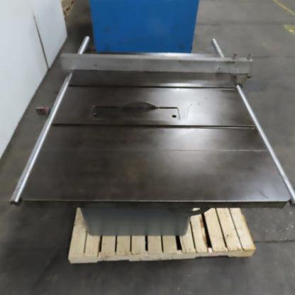Rockwell 34-395 12-14 Tilting Arbor 7.5HP Table Saw W/Fence 208V 3PH Tested