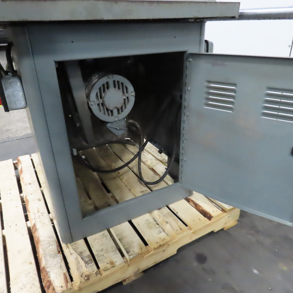 Rockwell 34-395 12-14 Tilting Arbor 7.5HP Table Saw W/Fence 208V 3PH Tested