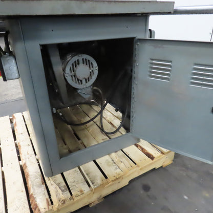 Rockwell 34-395 12-14 Tilting Arbor 7.5HP Table Saw W/Fence 208V 3PH Tested