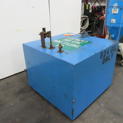 360 Gallon Single Wall Oil Fluid Shuttle Storage Reservoir Tank W/Fork Pockets