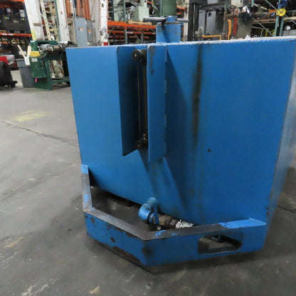 360 Gallon Single Wall Oil Fluid Shuttle Storage Reservoir Tank W/Fork Pockets