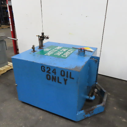 360 Gallon Single Wall Oil Fluid Shuttle Storage Reservoir Tank W/Fork Pockets