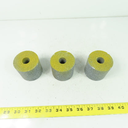 2-1/2" OD x 2.32" W x 3/4" Bore Grinding Wheel Lot Of 3