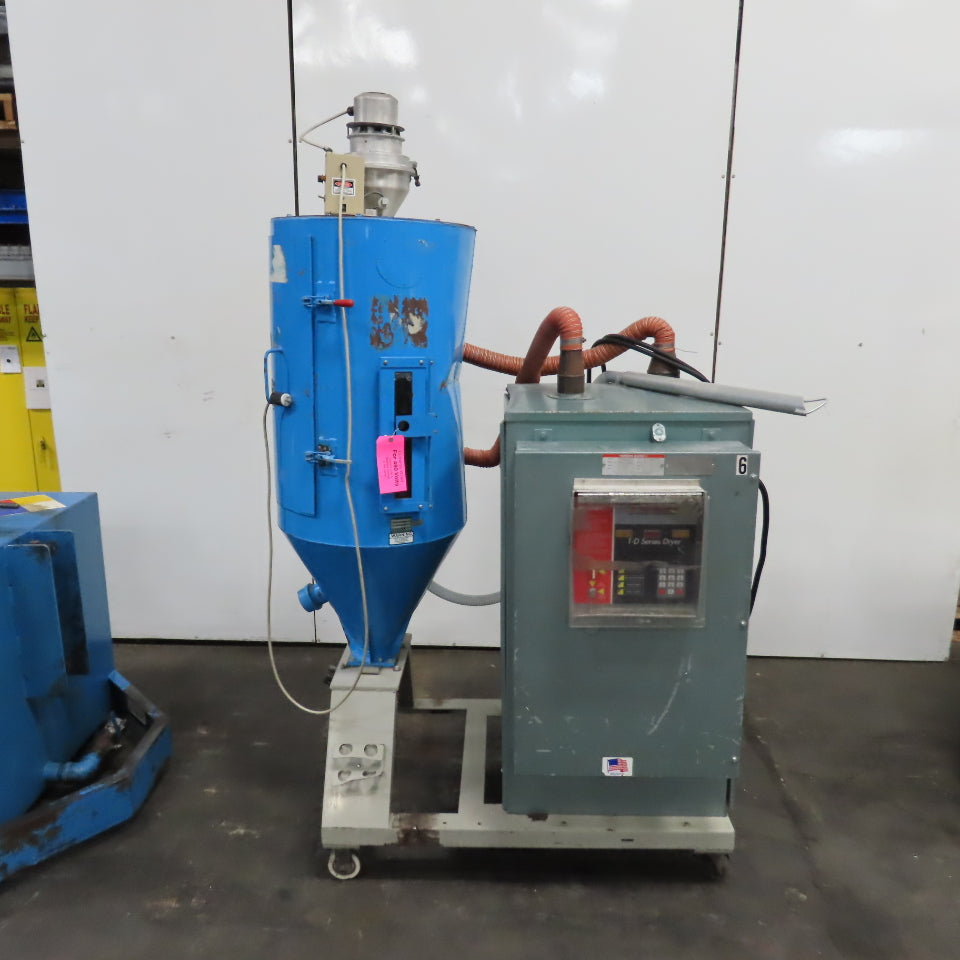 Thoreson McCosh TD-40 0.5HP Desiccant Dryer 40PPH 480V W/Conair Franklin Hopper