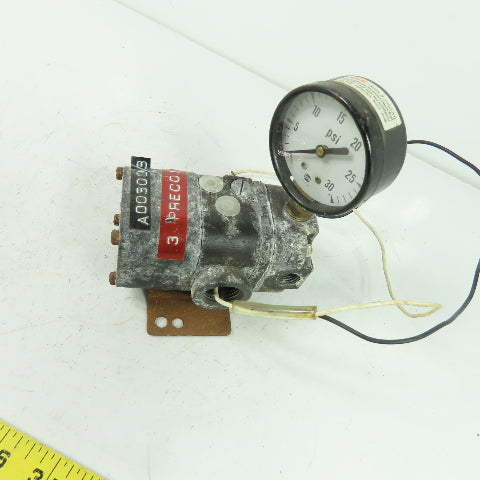 Bellofram 221-961-070 Type 1000 Transducer 4-20mA 3-15PSI Out 18-100PSI Supply