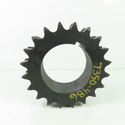 Browning 80R20H 6-7/8" OD Double Strand Roller Chain Sprocket 20 Tooth