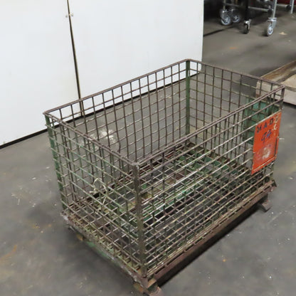 30" x 20" x 18" Deep Heavy Duty Rigid Wire Metal Bulk Parts Storage Basket