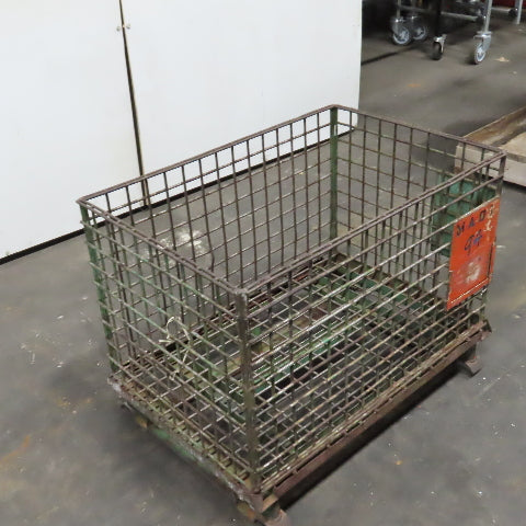30" x 20" x 18" Deep Heavy Duty Rigid Wire Metal Bulk Parts Storage Basket