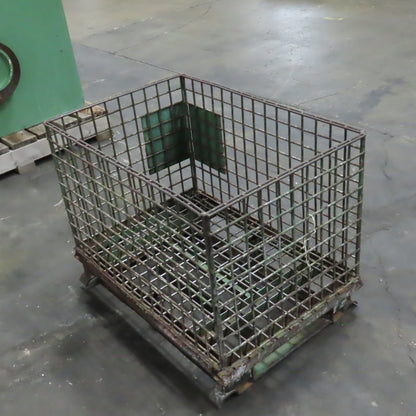 30" x 20" x 18" Deep Heavy Duty Rigid Wire Metal Bulk Parts Storage Basket