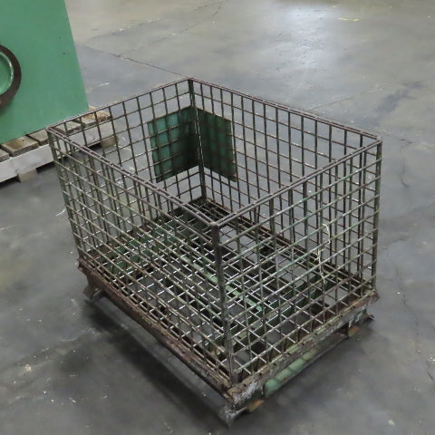 30" x 20" x 18" Deep Heavy Duty Rigid Wire Metal Bulk Parts Storage Basket