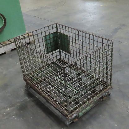 30" x 20" x 18" Deep Heavy Duty Rigid Wire Metal Bulk Parts Storage Basket