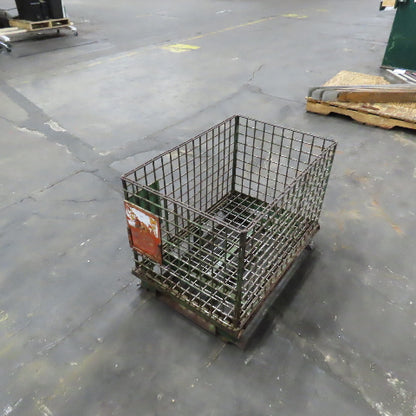 30" x 20" x 18" Deep Heavy Duty Rigid Wire Metal Bulk Parts Storage Basket