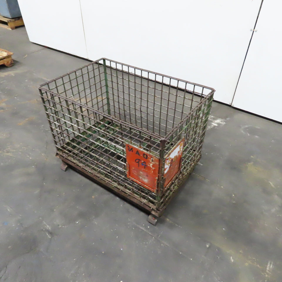 30" x 20" x 18" Deep Heavy Duty Rigid Wire Metal Bulk Parts Storage Basket