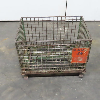 30" x 20" x 18" Deep Heavy Duty Rigid Wire Metal Bulk Parts Storage Basket