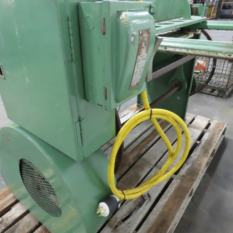 Di-Acro No. 48 48" 16 GA. Mechanical Power Shear W/ Backgauge 208V 3-Phase
