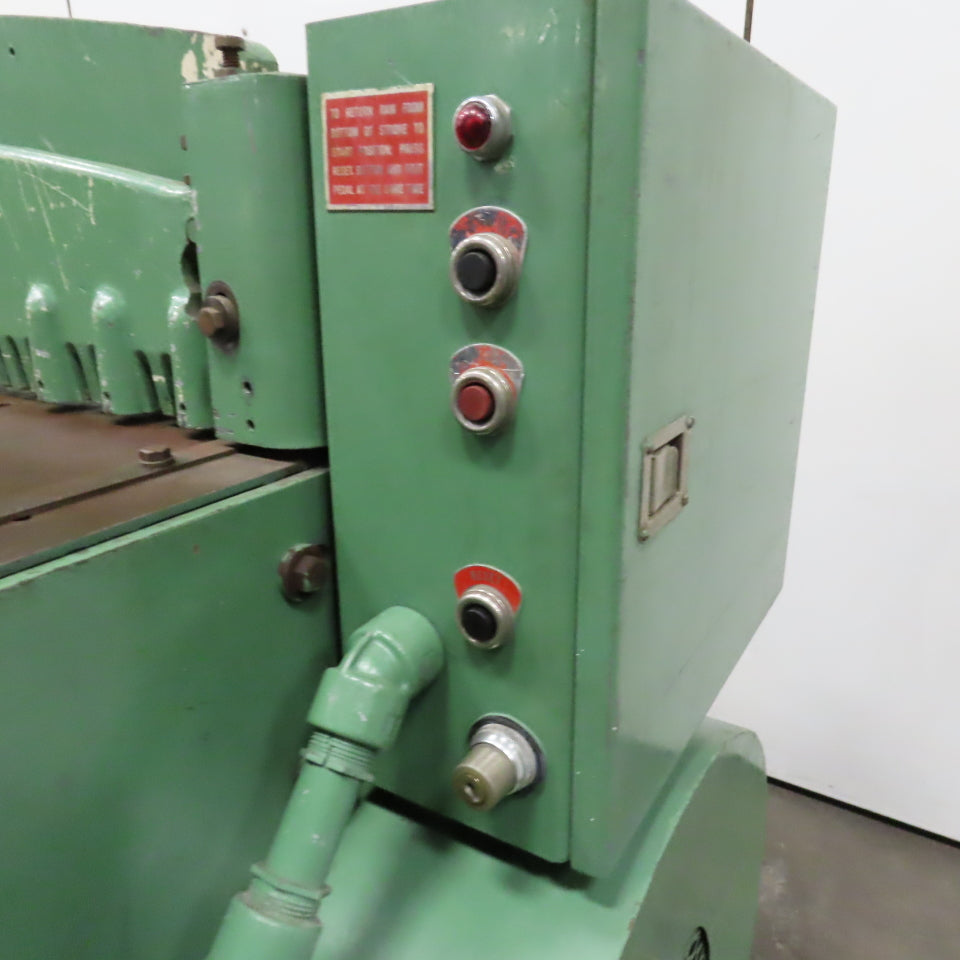 Di-Acro No. 48 48" 16 GA. Mechanical Power Shear W/ Backgauge 208V 3-Phase