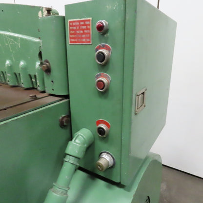 Di-Acro No. 48 48" 16 GA. Mechanical Power Shear W/ Backgauge 208V 3-Phase