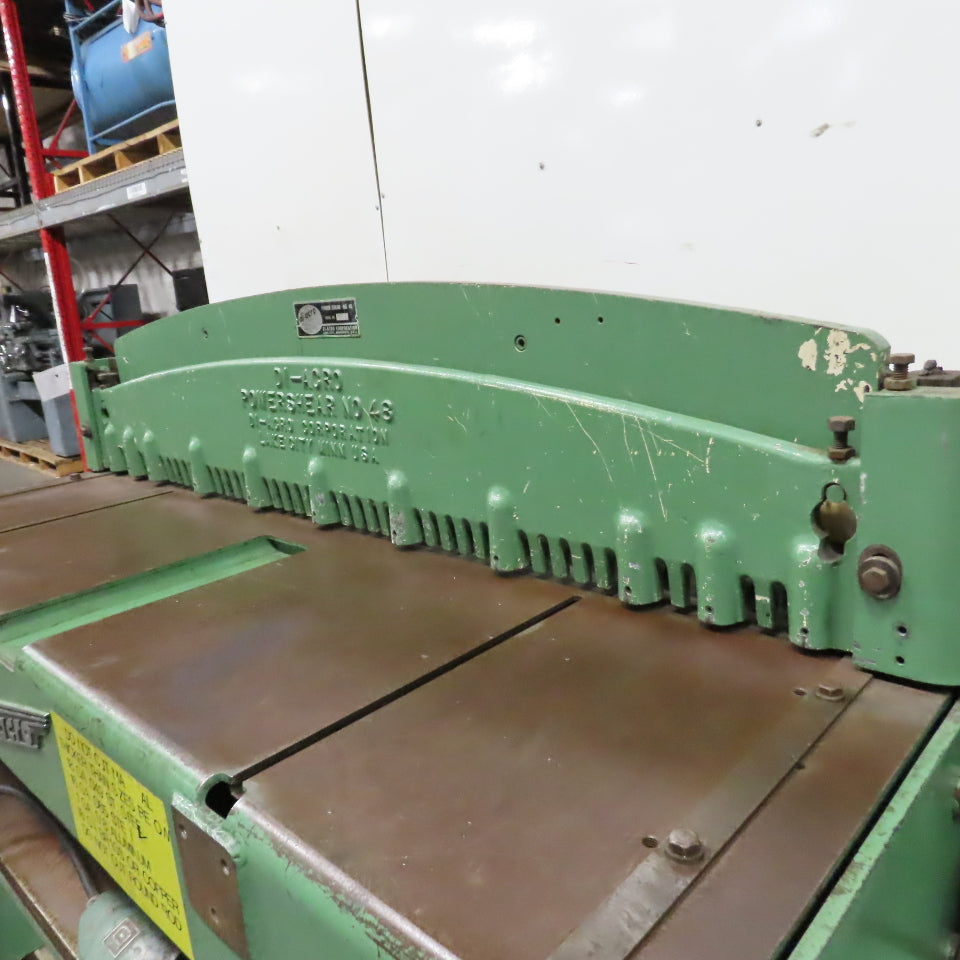 Di-Acro No. 48 48" 16 GA. Mechanical Power Shear W/ Backgauge 208V 3-Phase