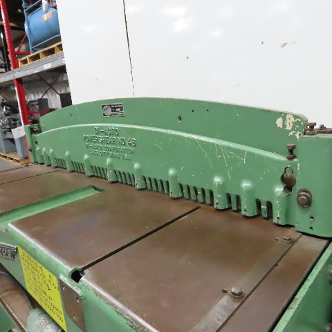 Di-Acro No. 48 48" 16 GA. Mechanical Power Shear W/ Backgauge 208V 3-Phase