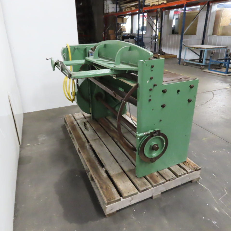 Di-Acro No. 48 48" 16 GA. Mechanical Power Shear W/ Backgauge 208V 3-Phase