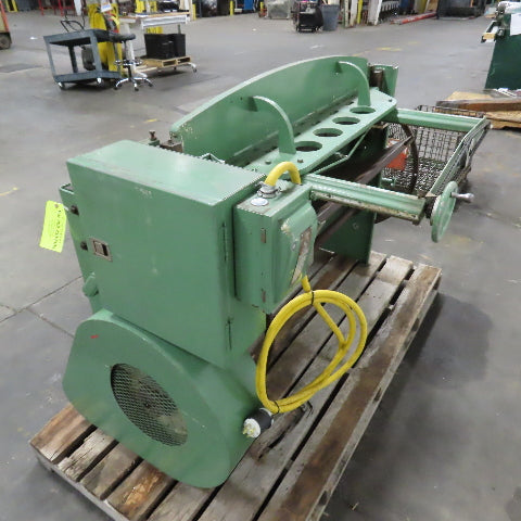 Di-Acro No. 48 48" 16 GA. Mechanical Power Shear W/ Backgauge 208V 3-Phase