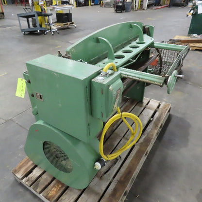 Di-Acro No. 48 48" 16 GA. Mechanical Power Shear W/ Backgauge 208V 3-Phase