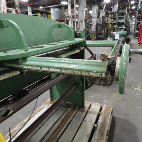 Di-Acro No. 48 48" 16 GA. Mechanical Power Shear W/ Backgauge 208V 3-Phase