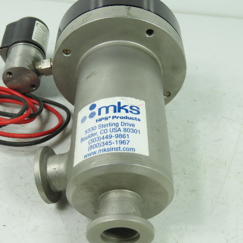 MKS 153-0016K-120V/50-60 Pneumatic Solenoid Valve SS 5/8" ID Ports 120V