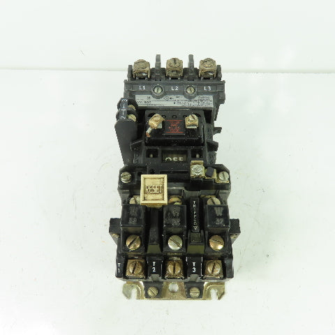 Allen Bradley 509-BOD Ser B Size 1 Motor Starter 600VAC 27A 120V Coil