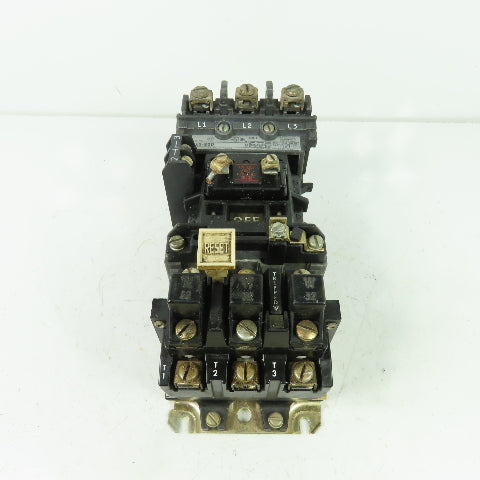 Allen Bradley 509-BOD Ser B Size 1 Motor Starter 600VAC 27A 120V Coil