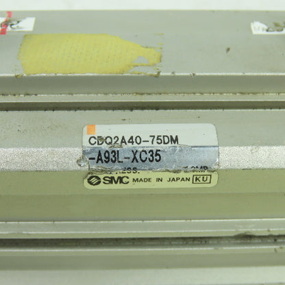 SMC CDQ2A40-75DM-A93L-XC35 Double Acting Pneumatic Cylinder 40mm Bore 75mmStroke