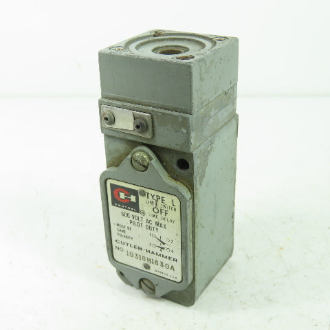 Cutler-Hammer 10316H1630A Type L Limit Switch 600VAC