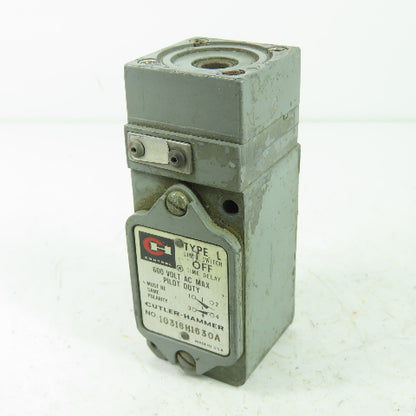 Cutler-Hammer 10316H1630A Type L Limit Switch 600VAC
