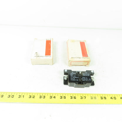 Cutler-Hammer 10933H7 Auxiliary Contact Size 2,3,3,5 600VAC Lot Of 2