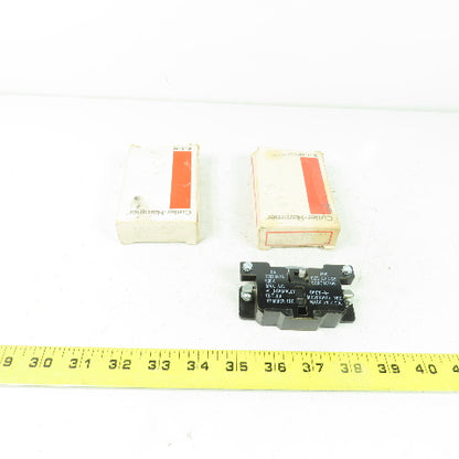 Cutler-Hammer 10933H7 Auxiliary Contact Size 2,3,3,5 600VAC Lot Of 2