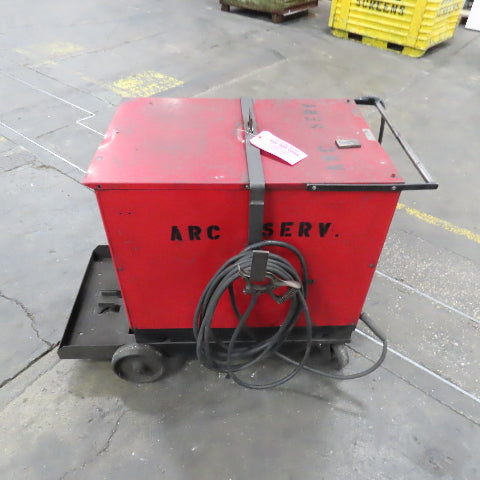 Lincoln DC-400 36VDC Arc Stick Welder 400A 230/460V 3PH 94' Whip & Wheel Package