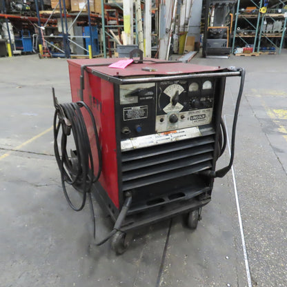 Lincoln DC-400 36VDC Arc Stick Welder 400A 230/460V 3PH 94' Whip & Wheel Package