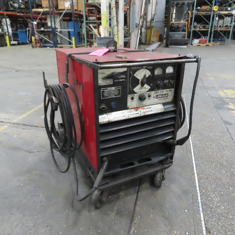 Lincoln DC-400 36VDC Arc Stick Welder 400A 230/460V 3PH 94' Whip & Wheel Package