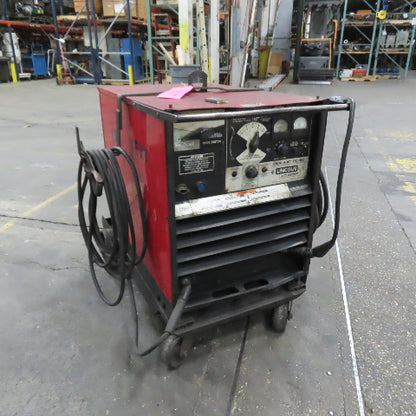 Lincoln DC-400 36VDC Arc Stick Welder 400A 230/460V 3PH 94' Whip & Wheel Package