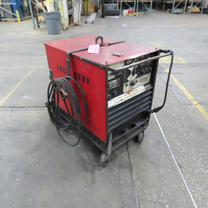 Lincoln DC-400 36VDC Arc Stick Welder 400A 230/460V 3PH 94' Whip & Wheel Package