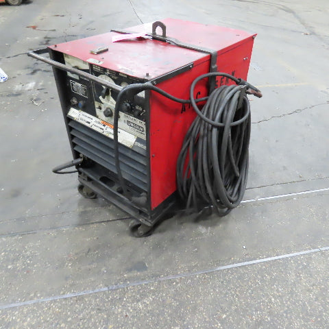 Lincoln DC-400 36VDC Arc Stick Welder 400A 230/460V 3PH 94' Whip & Wheel Package