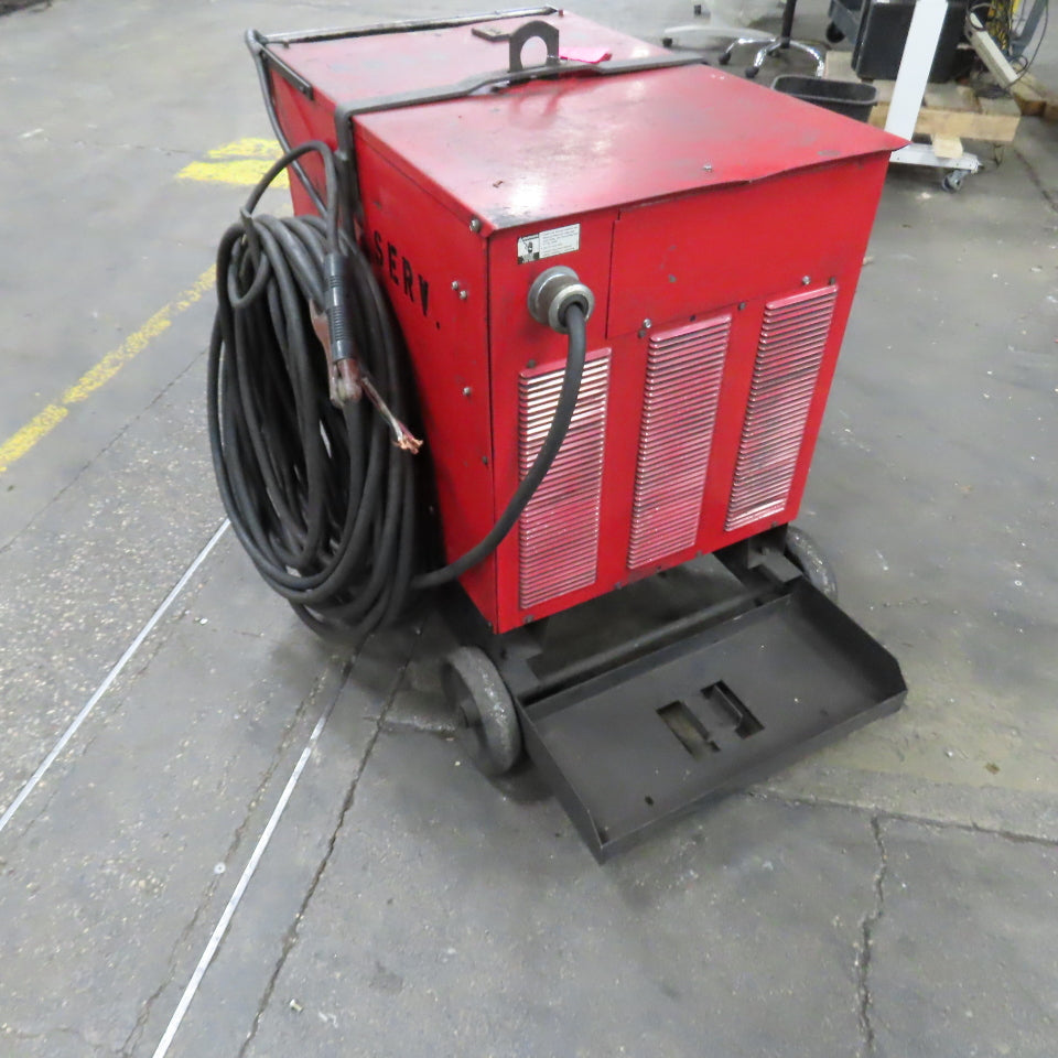 Lincoln DC-400 36VDC Arc Stick Welder 400A 230/460V 3PH 94' Whip & Wheel Package