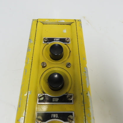 Hubbell Type 2016 WPBC 8-Button Pushbutton Control Pendant Station 120VAC 250VDC