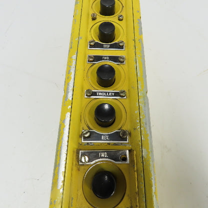 Hubbell Type 2016 WPBC 8-Button Pushbutton Control Pendant Station 120VAC 250VDC