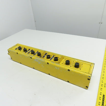 Hubbell Type 2016 WPBC 8-Button Pushbutton Control Pendant Station 120VAC 250VDC