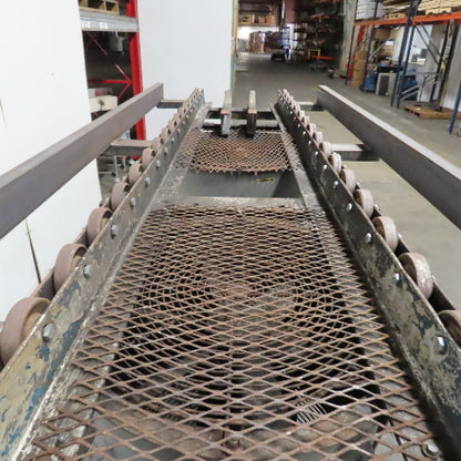 Custom 22.5" Wide Gravity Roller Conveyor Cooler/ Dryer Dual Fan 1HP 3PH 230/460