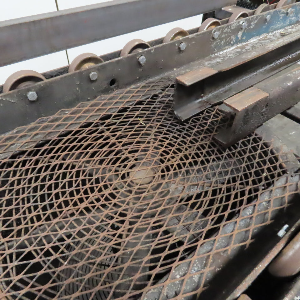 Custom 22.5" Wide Gravity Roller Conveyor Cooler/ Dryer Dual Fan 1HP 3PH 230/460