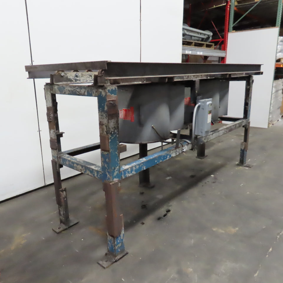 Custom 22.5" Wide Gravity Roller Conveyor Cooler/ Dryer Dual Fan 1HP 3PH 230/460